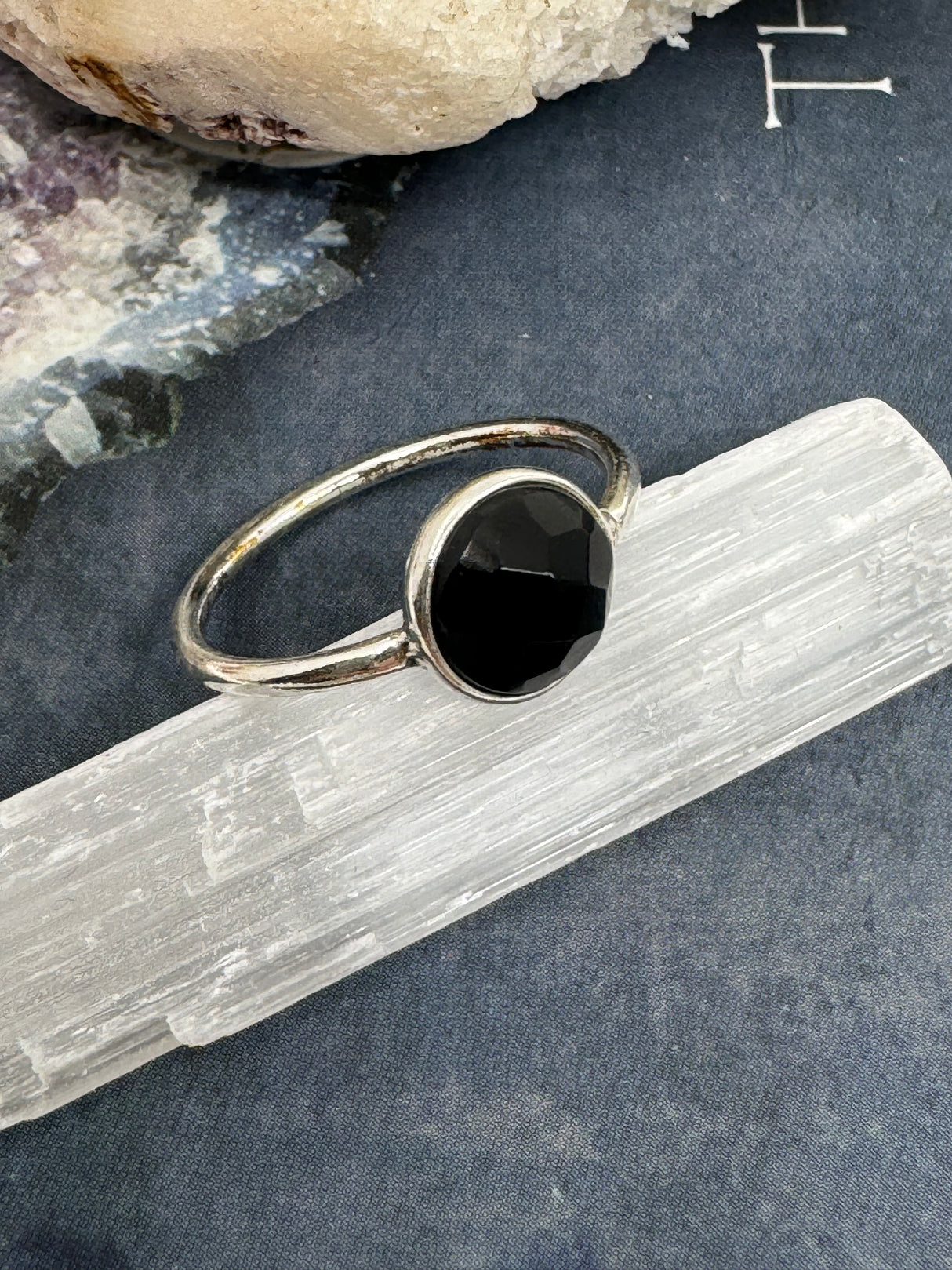 Black Onyx Ring Size 7 -"I am focused and can do anything I set my mind to."