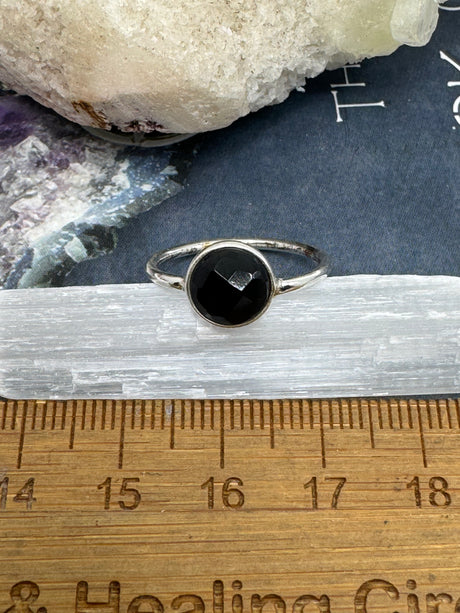 Black Onyx Ring Size 7 -"I am focused and can do anything I set my mind to."