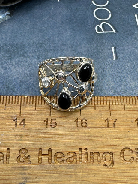 Black Onyx Ring Size 7 -"I am focused and can do anything I set my mind to."