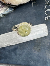 Prehnite Ring Size 7 - "I trust what the Universe has in store for me."