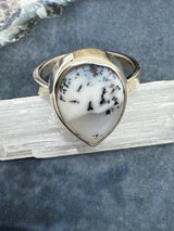 Dendritic Agate Ring Size 7  - Earth Healer