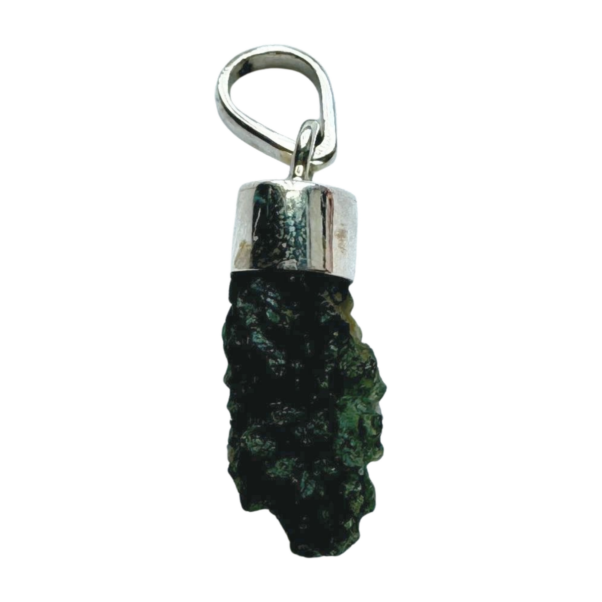 Moldavite Silver Pendant #5 2.3g - Transformation & Protection