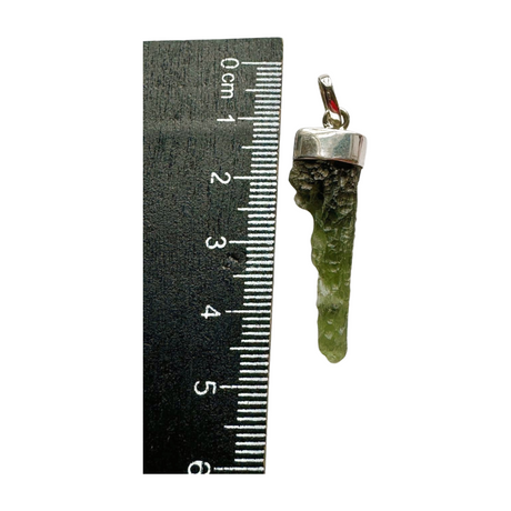 Moldavite Silver Pendant #9 2.5g - Transformation & Protection