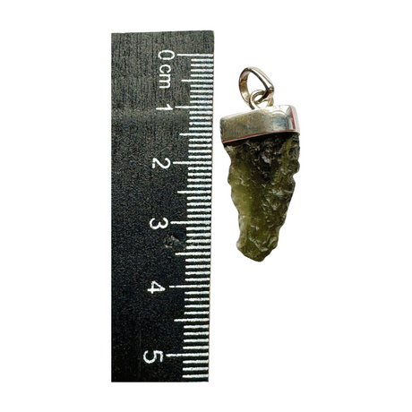 Moldavite Silver Pendant #10 2.7g- Transformation & Protection