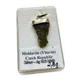 Moldavite Silver Pendant #12 2.8g- Transformation & Protection