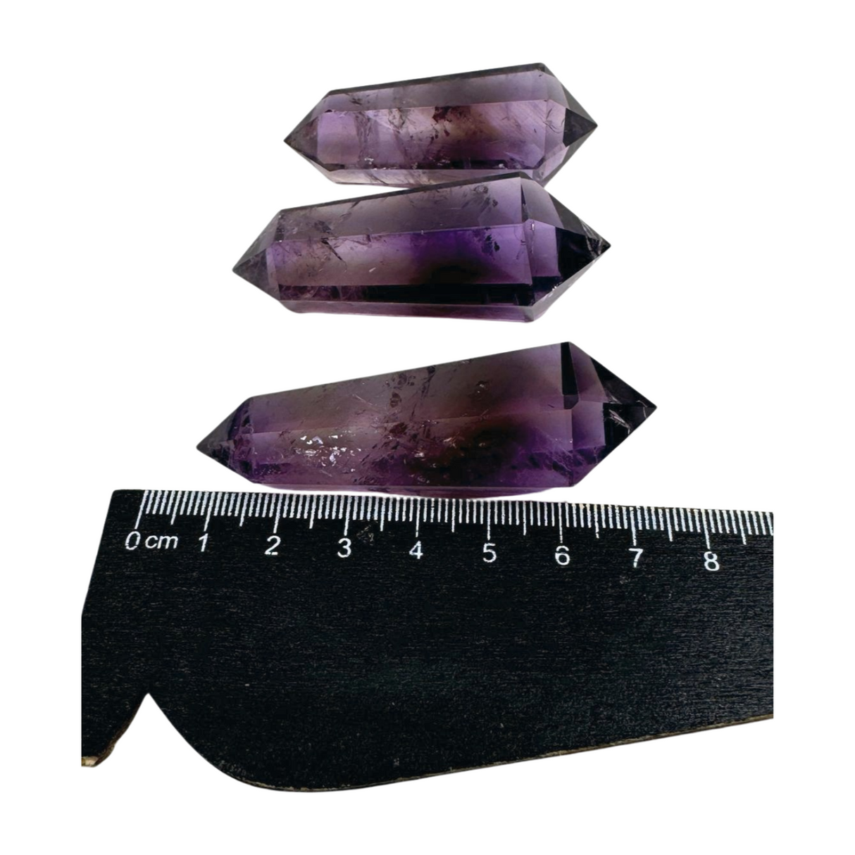 AA+ Grade Amethyst Double Terminator 6 sides 7cm - Intuition. Protection.