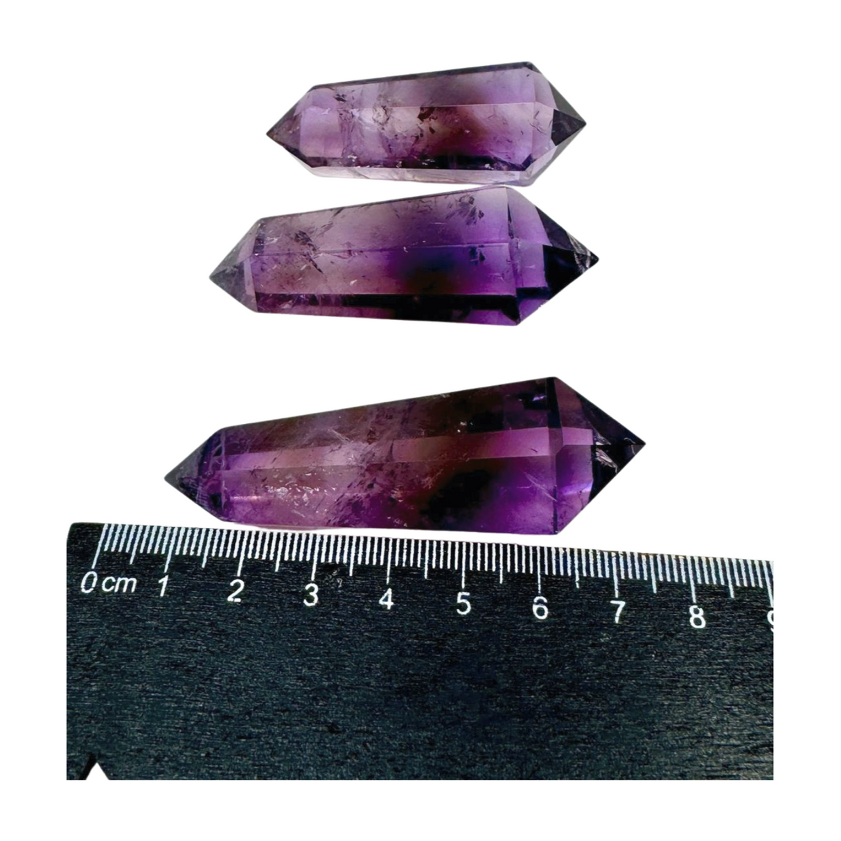 AA+ Grade Amethyst Double Terminator 6 sides 7cm - Intuition. Protection.