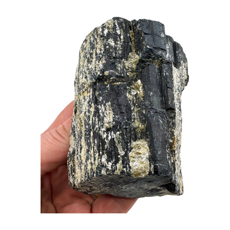 Black Tourmaline Natural 380g - "I am safe, secure, and protected wherever I go."