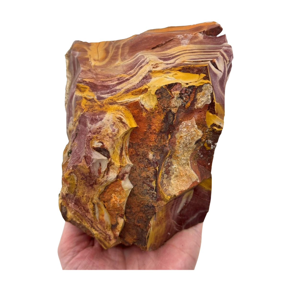 Mookaite Fancy Jasper Chunk 1.1Kilos "I am calm and embrace change with an open mind."