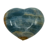 Blue Onyx Heart - Peace. Happiness.