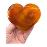 Carnelian Heart 159g - "I am full of creative energy and new ideas."