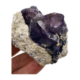 Purple Fluorite with Pyrite RARE - “ I am connected to my inner guidance”.