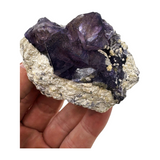 Purple Fluorite with Pyrite RARE - “ I am connected to my inner guidance”.