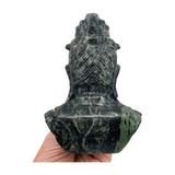 Kambaba Jasper Goddess Kuan Yin Carving 453g - Connection with Nature. Meditation