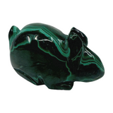 Malachite Mouse Hand-carved - Amplifies Energy