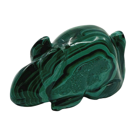 Malachite Mouse Hand-carved - Amplifies Energy