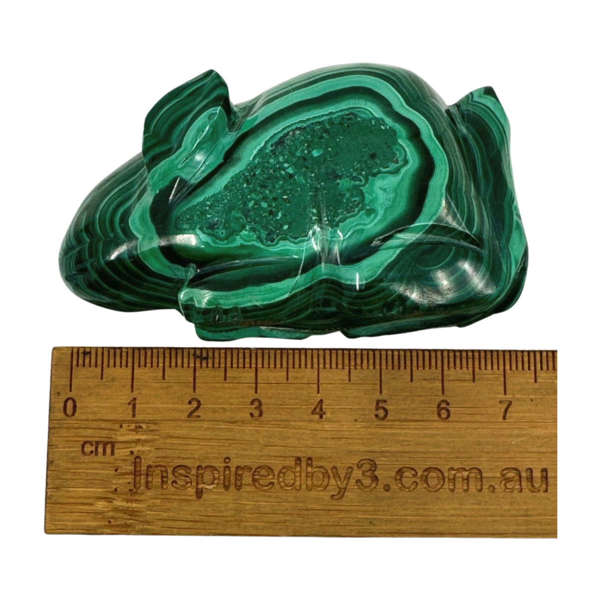 Malachite Mouse Hand-carved - Amplifies Energy