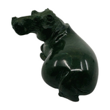 Serpentine Hippo Carving - "I allow healing energy to flow through me easily and freely."