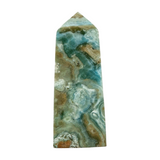 Hemimorphite Point - 110g "I communicate with grace & love".