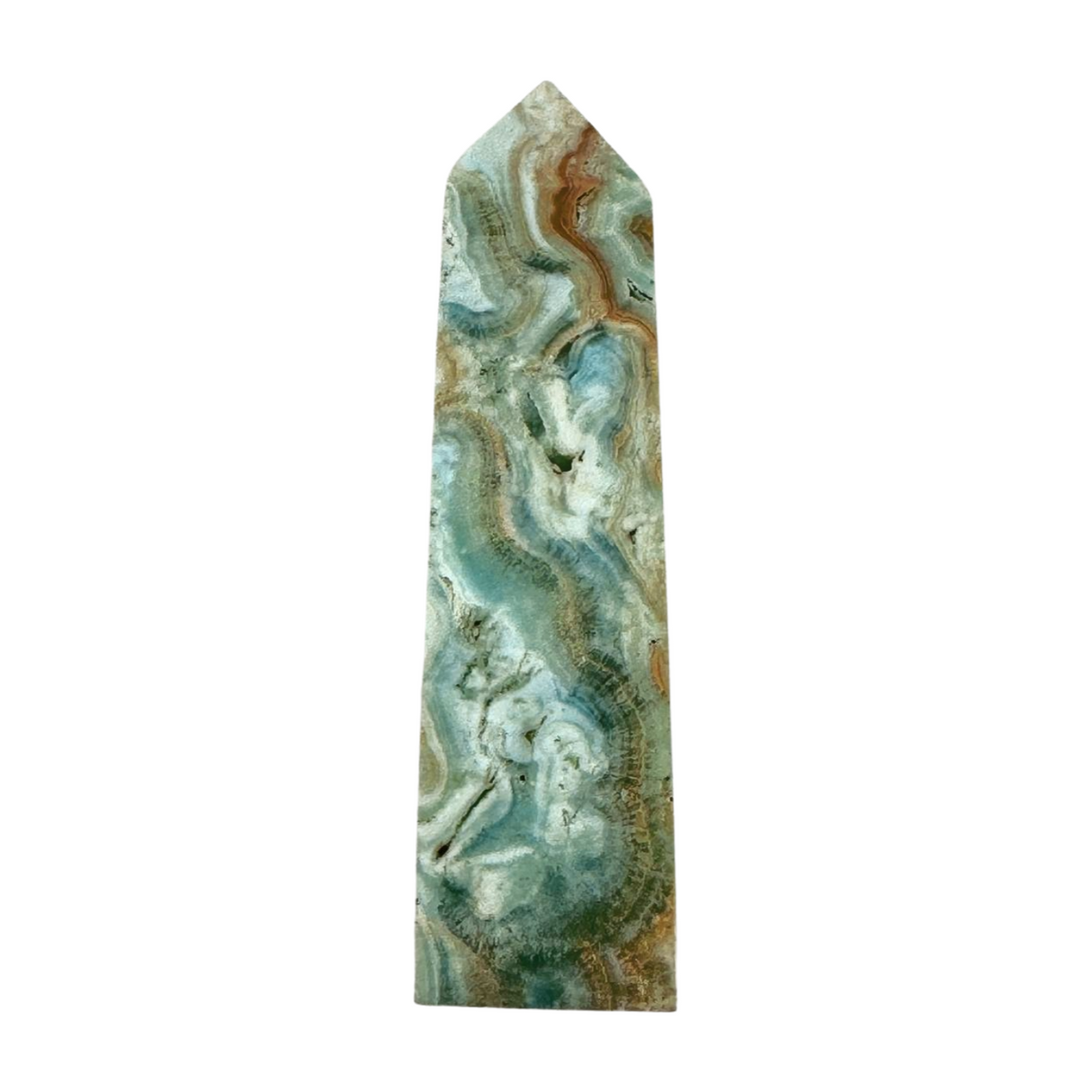 Hemimorphite Point - 110g "I communicate with grace & love".