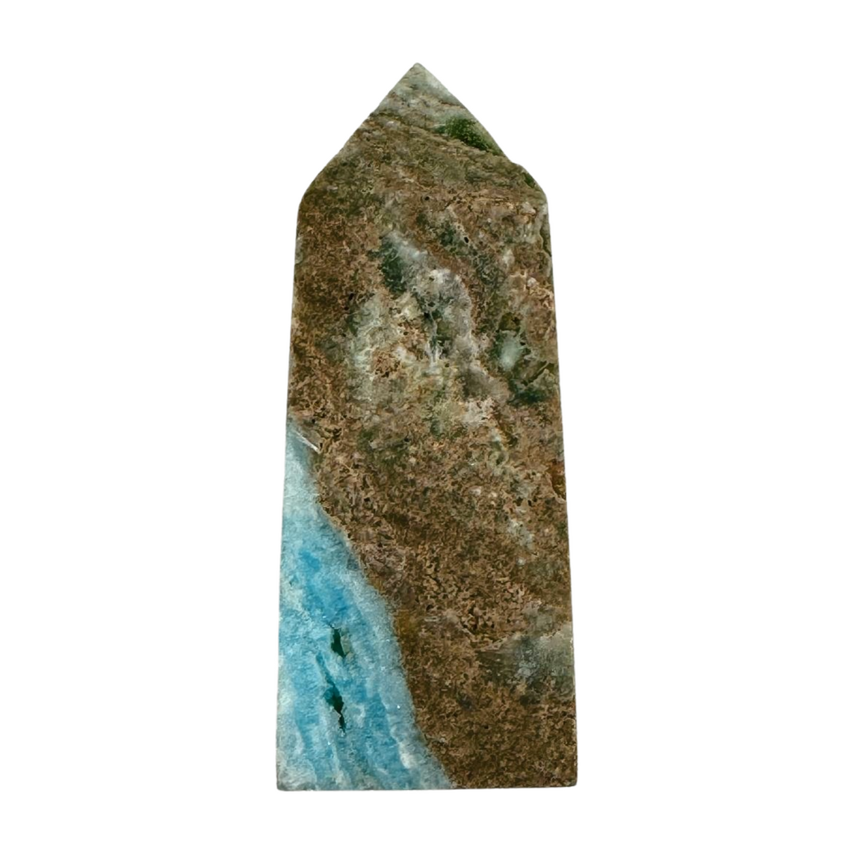 Hemimorphite Point - 87g "I communicate with grace & love".