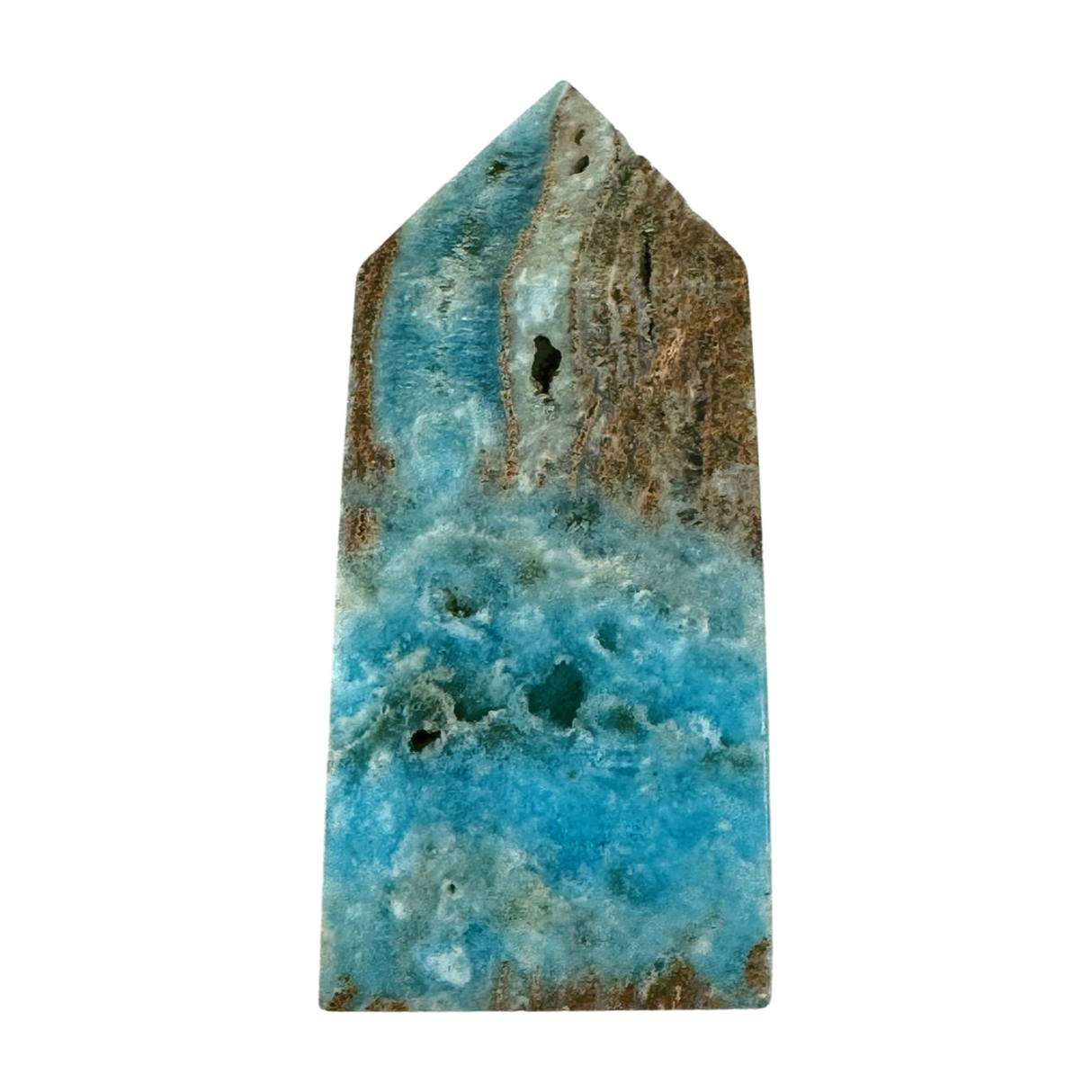 Hemimorphite Point - 87g "I communicate with grace & love".