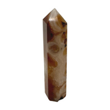 Flower Agate Point 76g - "I am living life to the fullest and reaching my potential."