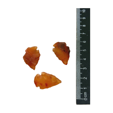 Carnelian Arrowhead - "I am full of creative energy and new ideas."