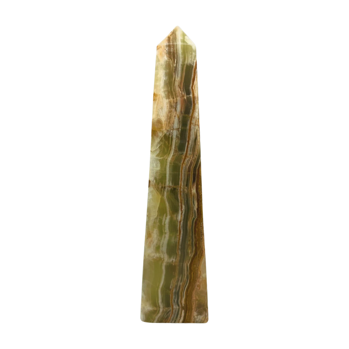 Green Onyx Tower. Large 6.4kilos  41cm - Inner Strength. Stress Relief.