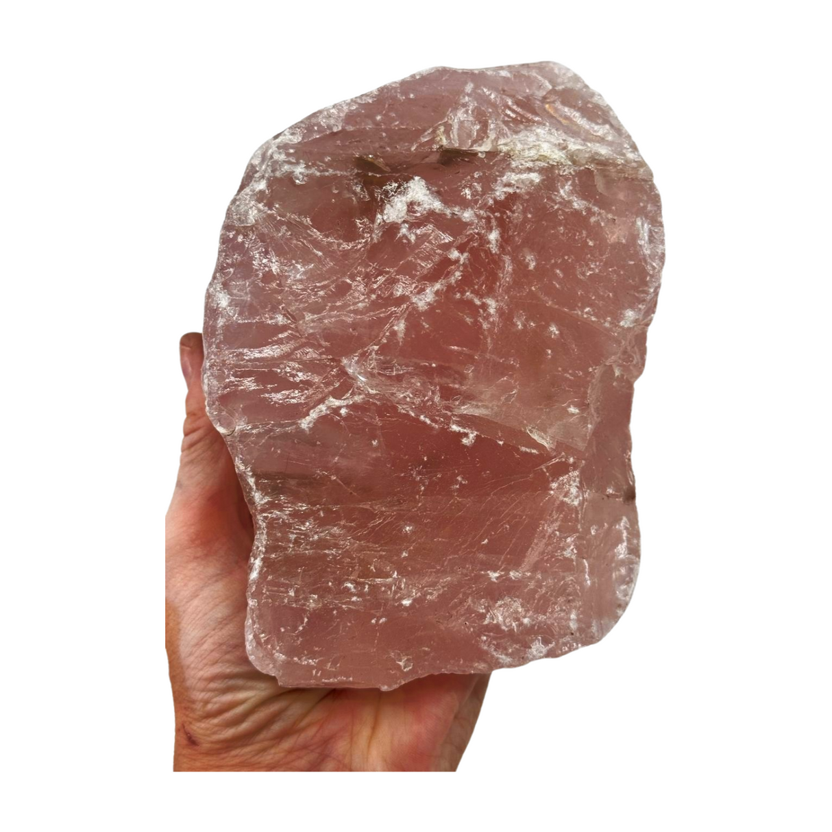 Rose Quartz Chunk 2.116kilo - “I radiate love, beauty, confidence and grace”.