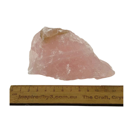 Rose Quartz Chunk 482g - “I radiate love, beauty, confidence and grace”.