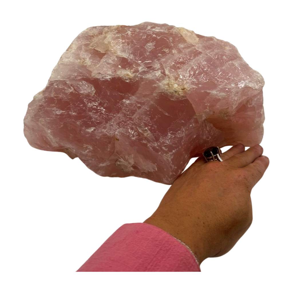 Rose Quartz Chunk HUGE 8.705kilos  - “I radiate love, beauty, confidence and grace”.