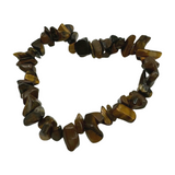 Tiger Eye Chip Bracelet -"I have the strength to overcome challenges and setbacks."