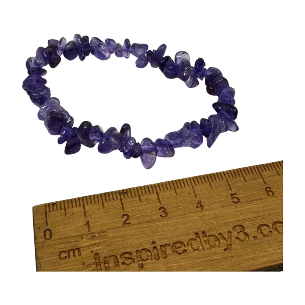 Amethyst Chip Bracelet - “I trust my intuition and allow it to guide me each day”’