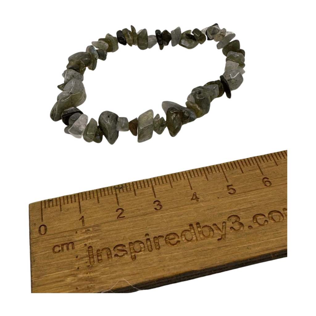 Labradorite Chip Bracelet - “I welcome change and transformation into my life”.