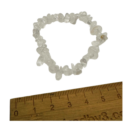 Clear Quartz Chip Bracelet - “I have the power to manifest all my dreams and desires”.