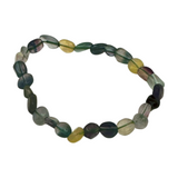 Rainbow Fluorite Nugget Bracelet - “I am organised and disciplined in all areas of my life”.