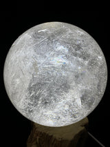 Clear Quartz Sphere from Madagascar - 2.943 Kilos - 13cm - “I have the power to manifest all my dreams and desires”.