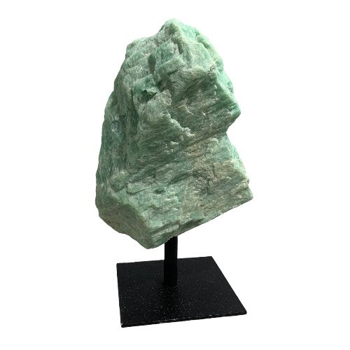 Amazonite On Stand - "I speak my truth with courage and confidence."