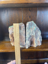 Chrysoprase Book Ends 2.3kilo - Growth - Connection with Nature