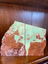 Chrysoprase Book Ends 2.3kilo - Growth - Connection with Nature