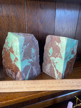 Chrysoprase Book Ends 2.3kilo - Growth - Connection with Nature