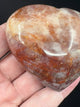 Fire Quartz Heart 169g - "My thoughts are clear, grounded, and focused."