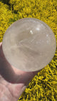 Clear Quartz Sphere from Madagascar 2.522kilos - 12cm - “I have the power to manifest all my dreams and desires”.