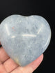 Blue Calcite Heart 190g - “I do not allow outside influences to disturb my inner peace”.