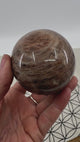 Black Moonstone Sphere 444g - ‘'I am open and ready for new beginnings in my life”.