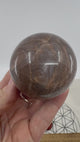 Black Moonstone Sphere 243g - ‘'I am open and ready for new beginnings in my life”.