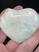 Caribbean Calcite Heart 97g - "I am calm and at peace with myself and others."