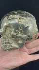 Pyrite Skull Carving #1 -  1.64kilos - Protection & Energy