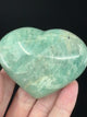 Amazonite Heart 155g - "I speak my truth with courage and confidence".